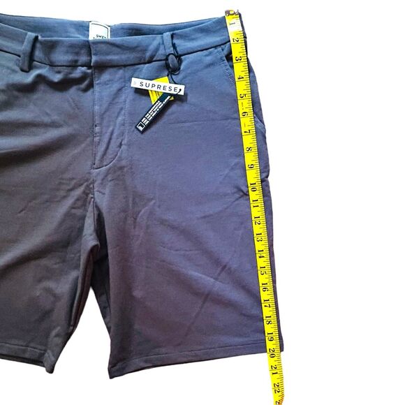 Swet Tailor EveryDay Chino Short 8 inch Golf Work Stretch Grey Size 32 NWT - Picture 7 of 10